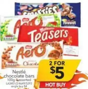 Cheap as Chips Nestlé Chocolate Bar offer