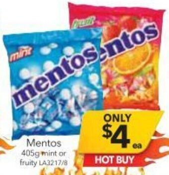 Cheap as Chips Mentos 405g offer