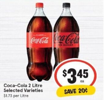 IGA Coca-Cola 2 Litre offer