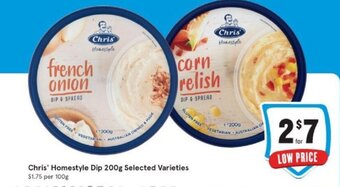 IGA Chris' Homestyle Dip 200g offer