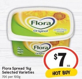 IGA Flora Spread 1kg offer