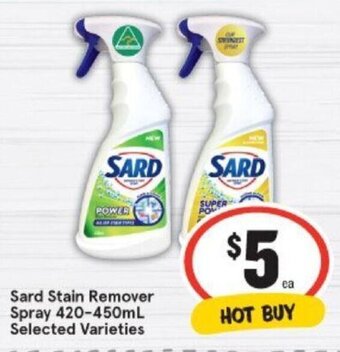 IGA Sard Stain Remover Spray 420-450ml offer