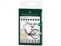 Officeworks Faber-Castell Ecco Pigment Fineliner Bicycle 8 Pack offer