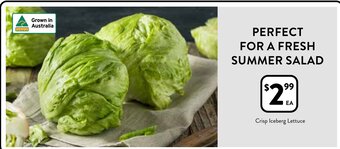 Foodworks Crisp Iceberg Lettuce offer