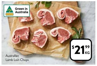 Foodworks Australian Lamb Loin Chops offer
