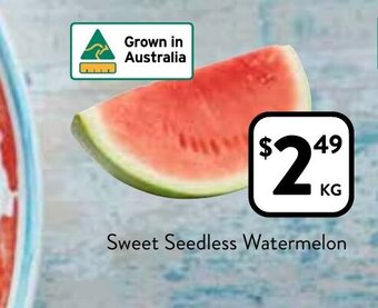 Foodworks Sweet Seedless Watermelon offer