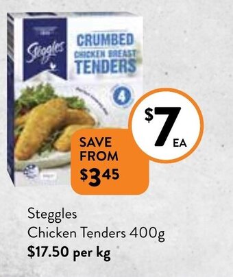 Foodworks Steggles Chicken Tenders 400g offer