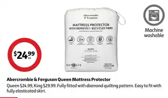 Coles Abercrombie & Ferguson Queen Mattress Protector offer