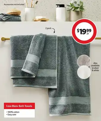 Casa Blanc bath Towels