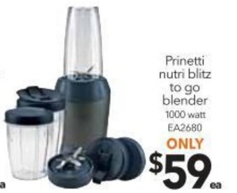 Prinetti Nutri Blitz To Go Blender