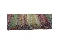 LivingStyles Infinite Handmade Wool Runner Rug, 80x300m, Multi A offer
