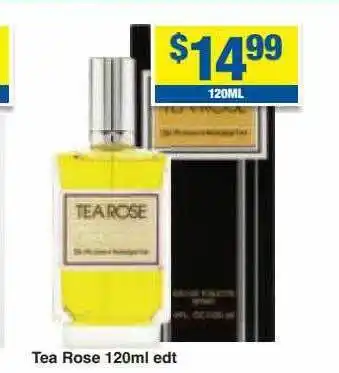 My Chemist Tea rose 120ml edt offer