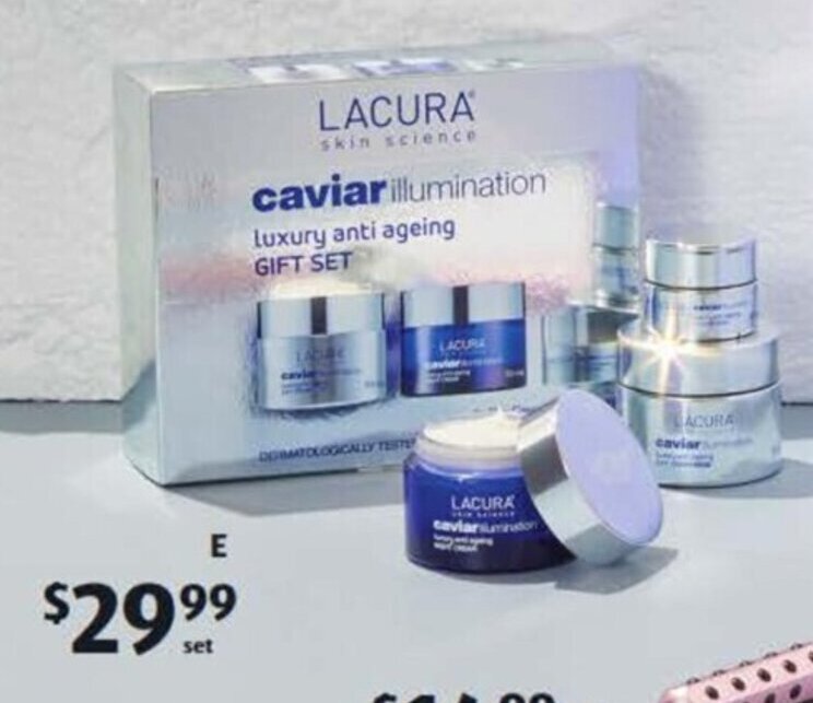 Lacura Caviar Skin Care gift Set offer at ALDI