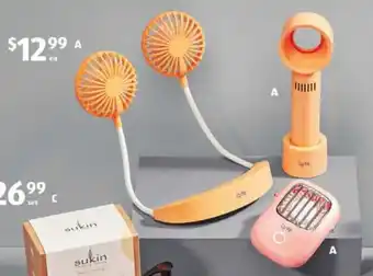 ALDI Portable Fans , Twin Blade Neck Fan, Bladeless Fan, Hanging Fan offer