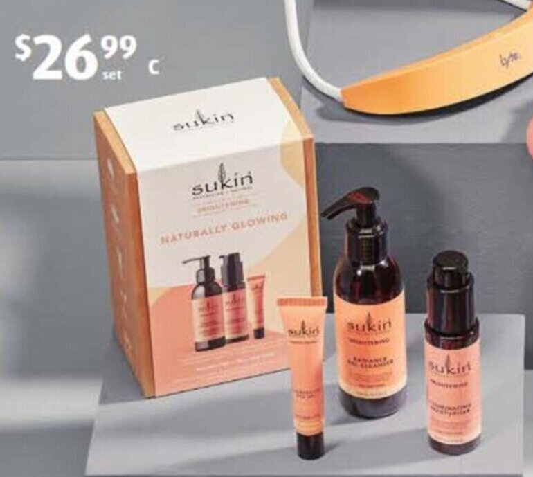 Sukin Naturally Glowing Gift Set offer at ALDI