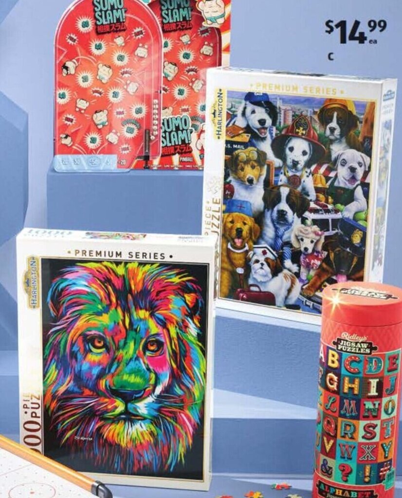 Adult Puzzles 1000pc offer at ALDI