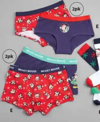 ALDI Adult's Christmas Underwear 2pk offer