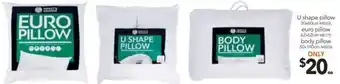 Cheap as Chips U Shape Pillow/Euro Pillow/Body Pillow offer