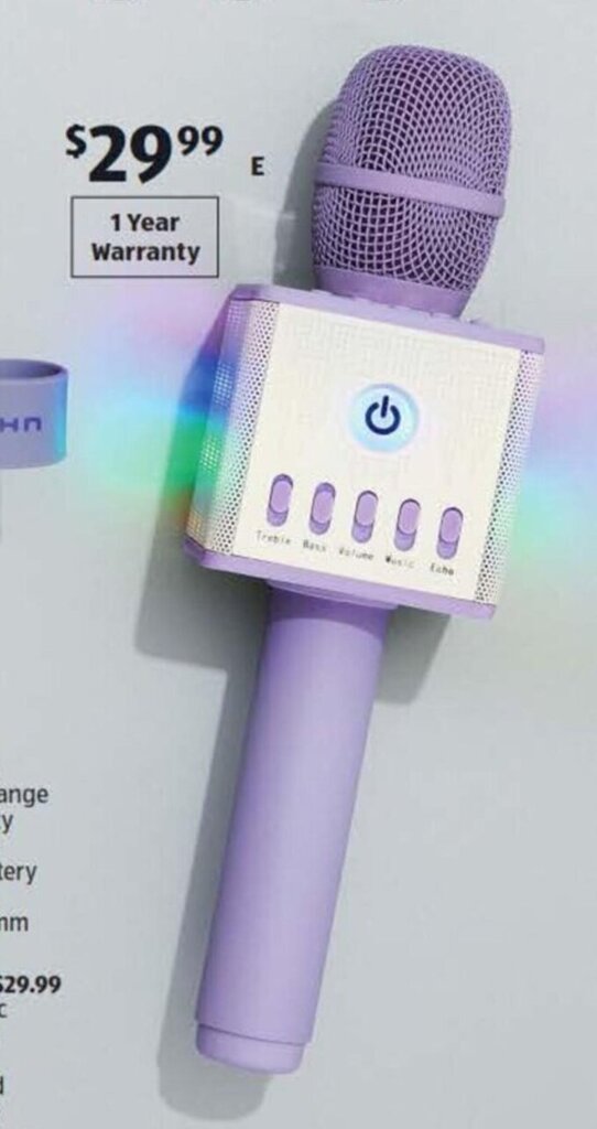 Bluetooth Karaoke Microphone offer at ALDI