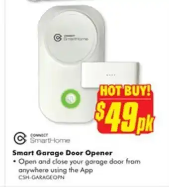 The Good Guys Connect Smart Home - Smart Garage Door Opener offer