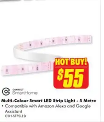 The Good Guys Connect Smart Home Multi-Colour Smart LED Strip Light -5 Metre offer