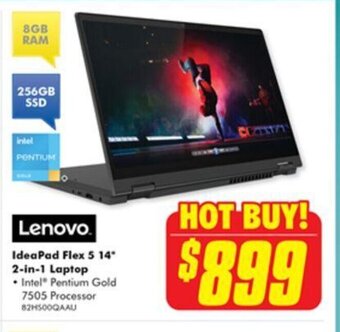 The Good Guys Lenovo IdeaPad Flex 5 14' 2-in-1 Laptop offer