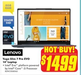 The Good Guys Lenovo Yoga Slim 7 Pro EVO 14' Laptop offer