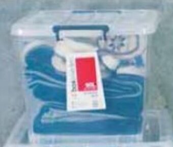 Cheap as Chips Clear Storage Tubs 52 litre offer