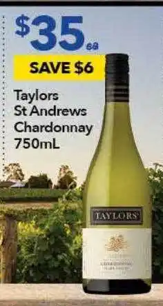 Ritchies Taylors st andrews chardonnay offer