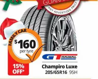Gtradial champiro luxe 205-65r16 95h