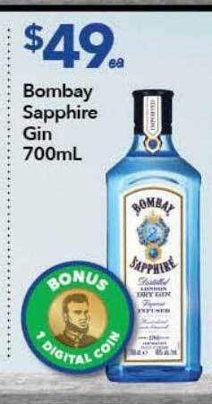 Ritchies Bombay sapphire gin offer
