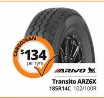 Tyreright Arivo transito arz6x 185r14c 102-100r offer