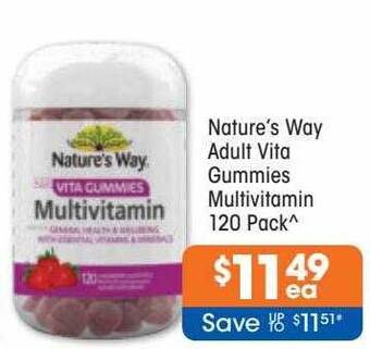 Good Price Pharmacy Nature's way adult vita gummies multivitamin offer