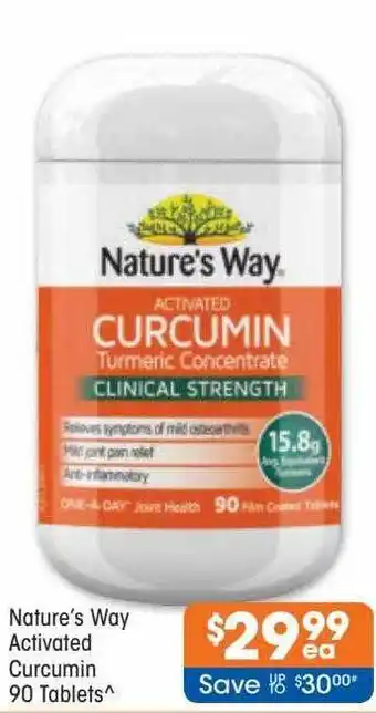 Good Price Pharmacy Nature's way activated curcumin offer