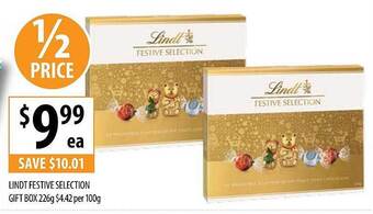Supabarn Lindt festive selection gift box offer