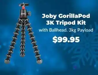 Camera House Joby gorillapod 3k tripod kit offer