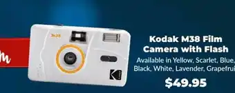 Camera House Kodak m38 film camera with flash offer