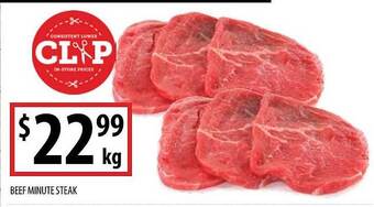 Supabarn Beef minute steak offer
