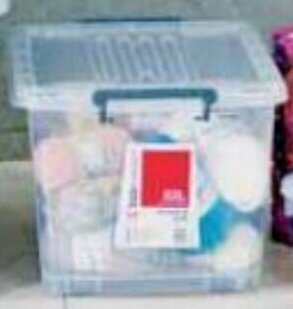 Cheap as Chips Clear Storage Tubs 32 litre offer