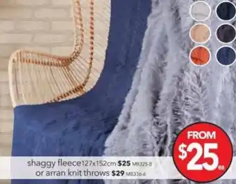Cheap as Chips Shaggy Fleece offer