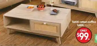 Cheap as Chips Tahiti Rattan Coffee Table offer