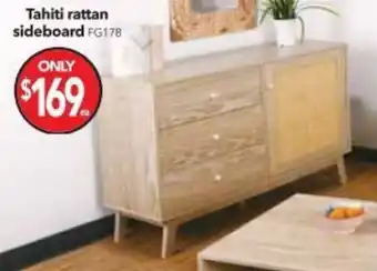 Tahiti Rattan Sideboard