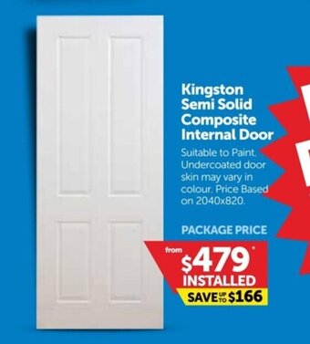 Kingston Semi Solid Composite Internal Door
