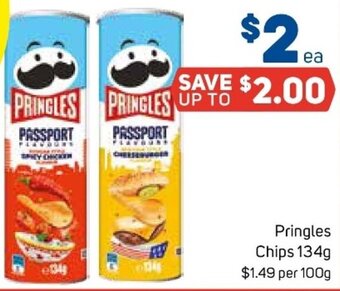 Foodland Pringles Chips 134g offer