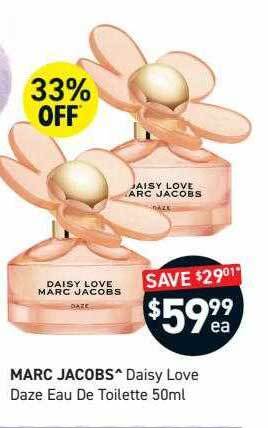 Marc jacobs daisy love daze eau de toilette offer at Chemist King