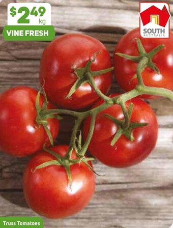 Foodland Truss Tomatoes offer