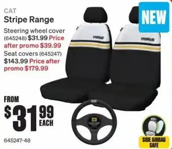 SuperCheap Auto Cat Stripe Range Steering Wheel Cover offer