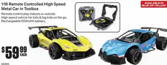 SuperCheap Auto 1:16 Remote Controlled High Speed Metal Car in Toolbox offer