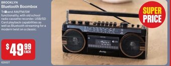 SuperCheap Auto Brooklyn Bluetooth Boombox offer