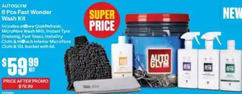 SuperCheap Auto Autoglym 6 Pce Fast Wonder Wash Kit offer